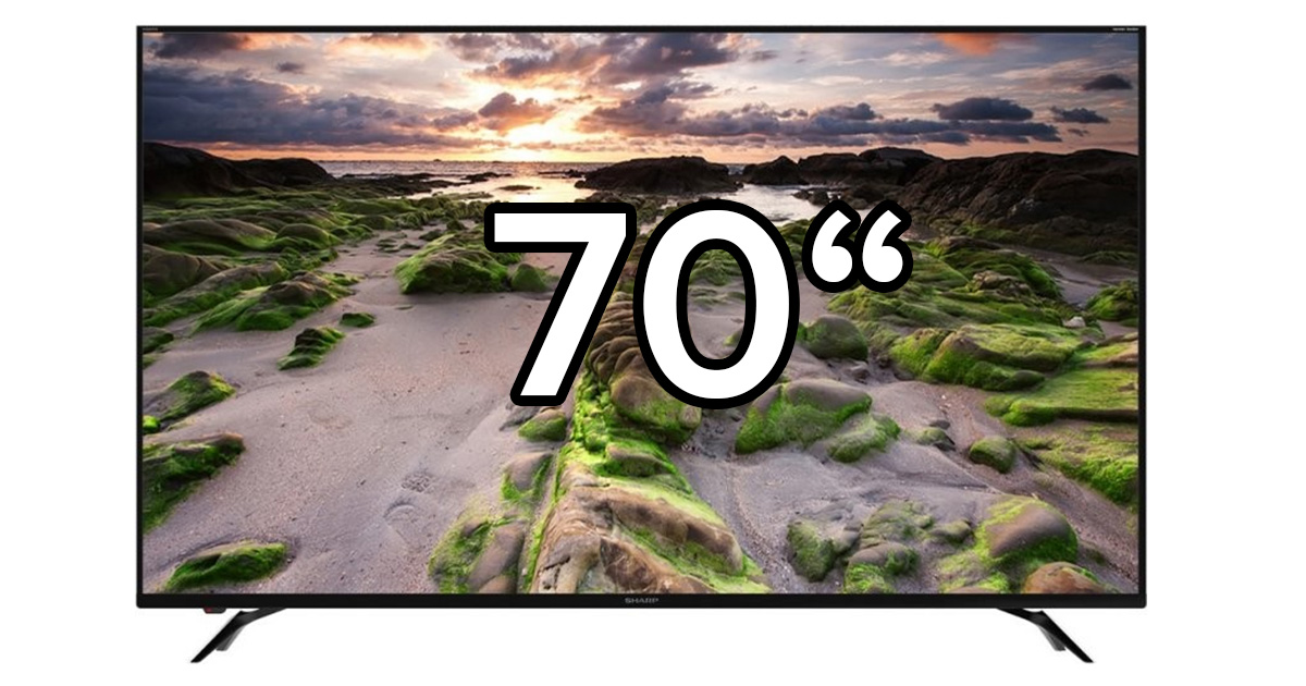 Najlepsze telewizory 70 cali (178 cm)