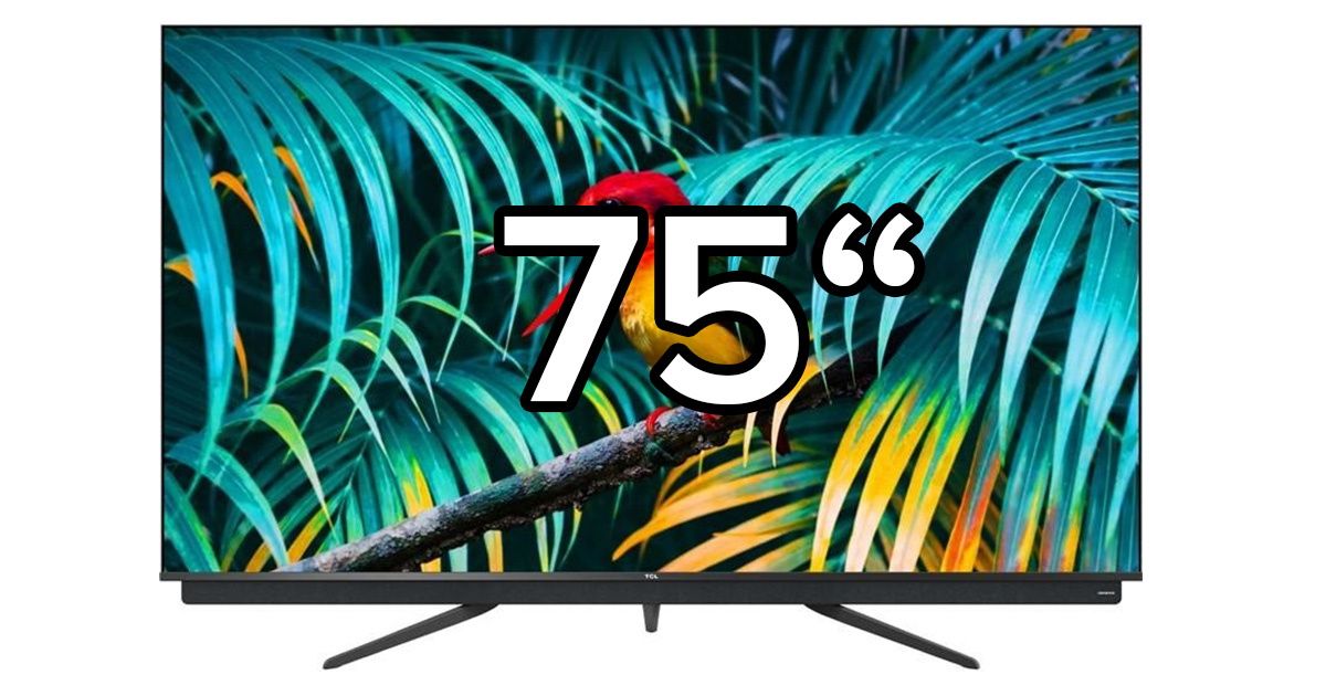 Najlepsze telewizory 75 cali (190 cm)